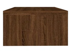 Móvel De Tv* Suporte monitor 42x24x13 cm derivados madeira carvalho PT626336 Castanho