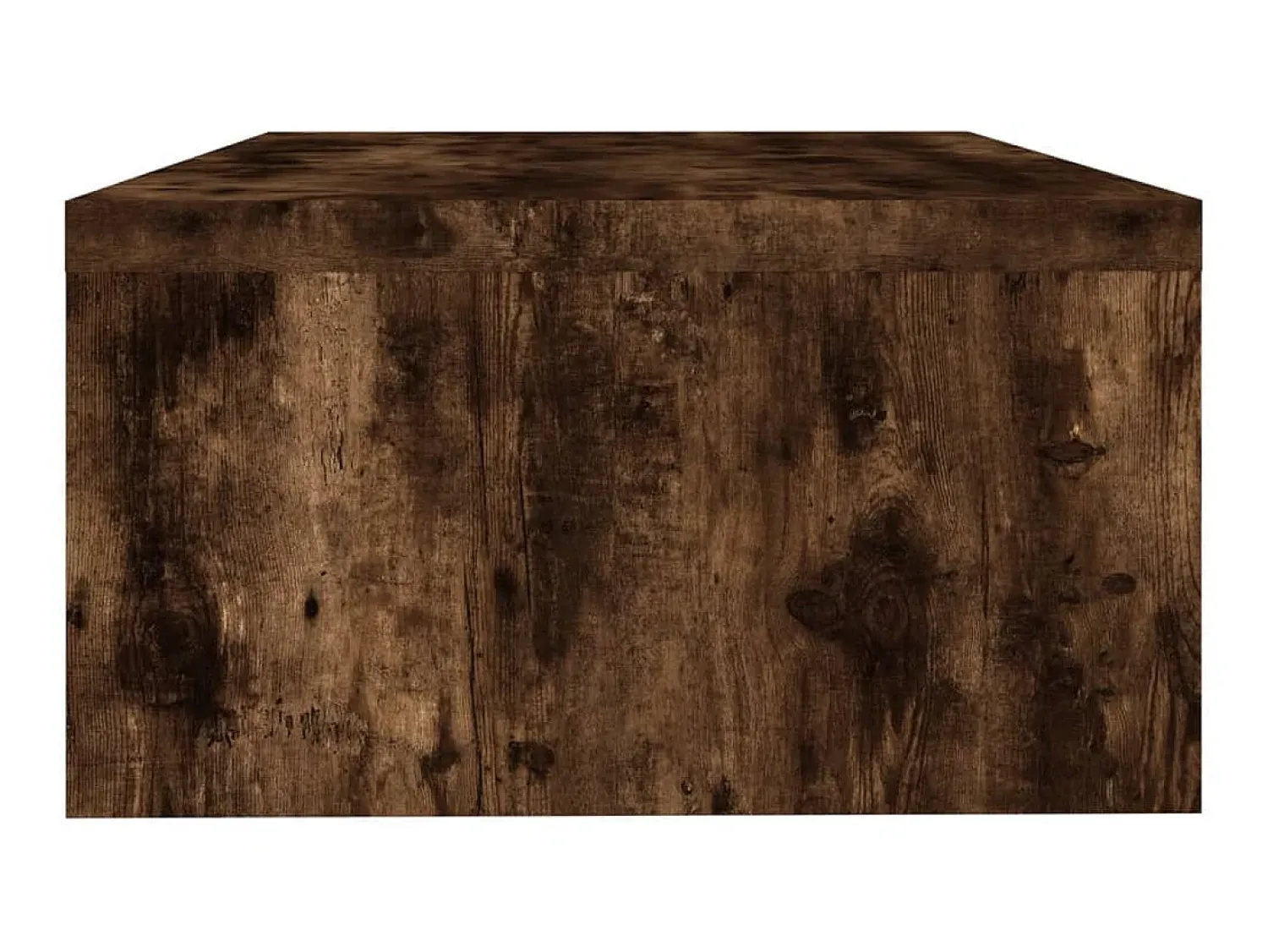 Móvel De Tv| Suporte monitor 42x24x13cm derivados de madeira carvalho fumado PT304576 Castanho