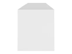 Móvel De Tv*Helloshop26 Suporte multimídia para TV prateleira para TV aparador armário para TV sala de jantar sala de estar quarto 120 x 30 x 40,5 cm madeira engenheirada branca 02_0025838 Branco