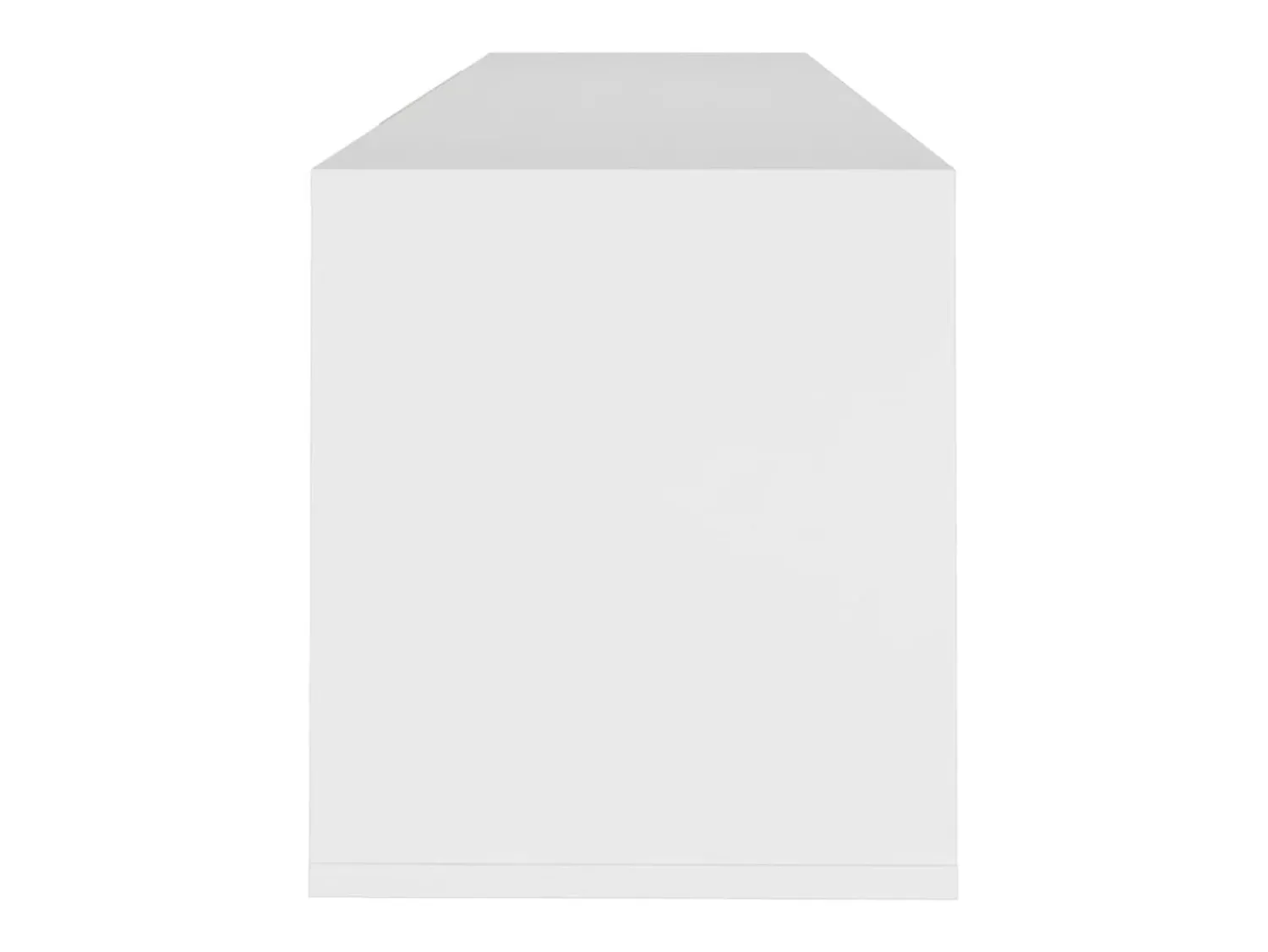 Móvel De Tv*Helloshop26 Suporte multimídia para TV prateleira para TV aparador armário para TV sala de jantar sala de estar quarto 120 x 30 x 40,5 cm madeira engenheirada branca 02_0025838 Branco