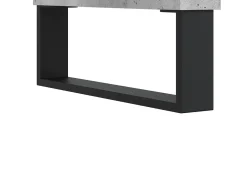 Móvel De Tv|Helloshop26 Suporte multimídia para TV prateleira para TV aparador para TV sala de jantar sala de estar quarto 100 x 34,5 x 44,5 cm madeira industrializada cinza 02_0025478 Castanho
