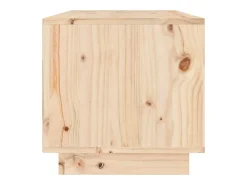 Helloshop26 Suporte multimídia para TV prateleira para TV aparador armário para TV sala de jantar sala de estar quarto 60 x 35 x 35 cm madeira maciça de pinho marrom 02_0026134^ Móvel De Tv