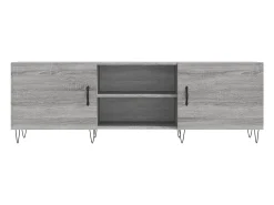 Móvel De Tv|Helloshop26 Suporte multimídia para TV prateleira para TV aparador para TV sala de jantar sala de estar quarto Sonoma 150 x 30 x 50 cm madeira industrializada cinza 02_0028404 Castanho