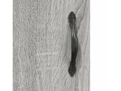 Móvel De Tv|Helloshop26 Suporte multimídia para TV prateleira para TV aparador para TV sala de jantar sala de estar quarto Sonoma 150 x 30 x 50 cm madeira industrializada cinza 02_0028404 Castanho