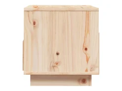 Móvel De Tv|Helloshop26 Suporte multimídia para TV prateleira para TV aparador armário para TV sala de jantar sala de estar quarto 60 x 35 x 37 cm madeira maciça de pinho marrom 02_0026138 Castanho