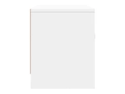 Helloshop26 Suporte multimídia para TV prateleira para TV aparador armário para TV sala de jantar sala de estar quarto 102 x 30 x 37,5 cm madeira engenheirada branca 02_0025555^ Móvel De Tv