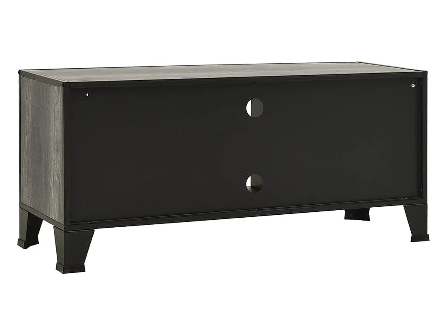 Móvel De Tv|Helloshop26 Suporte multimídia para TV prateleira para TV móvel para TV sala de jantar sala de estar quarto 105 x 36 x 47 cm metal e MDF cinza 02_0025695 Cinzento