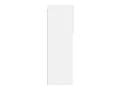 Online Helloshop26 Suporte multimídia para TV prateleira para TV aparador móvel para TV para sala de jantar sala de estar quarto com luzes LED 40,5 x 30 x 90 cm 02_0026602 Branco