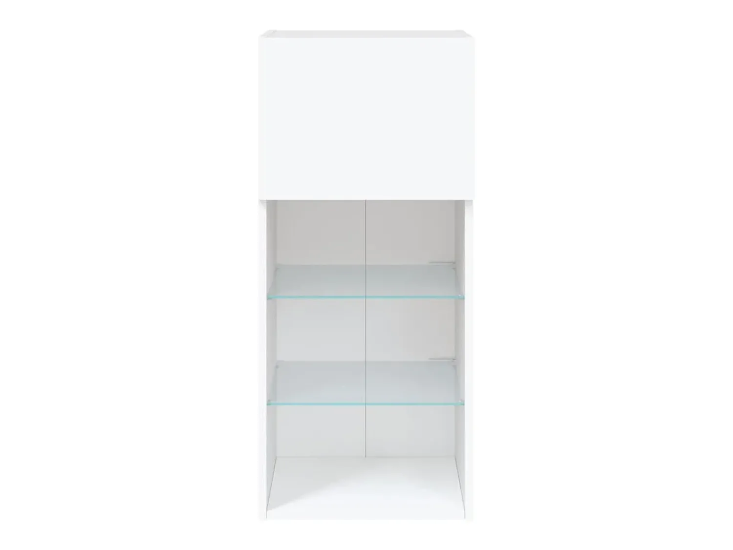 Online Helloshop26 Suporte multimídia para TV prateleira para TV aparador móvel para TV para sala de jantar sala de estar quarto com luzes LED 40,5 x 30 x 90 cm 02_0026602 Branco