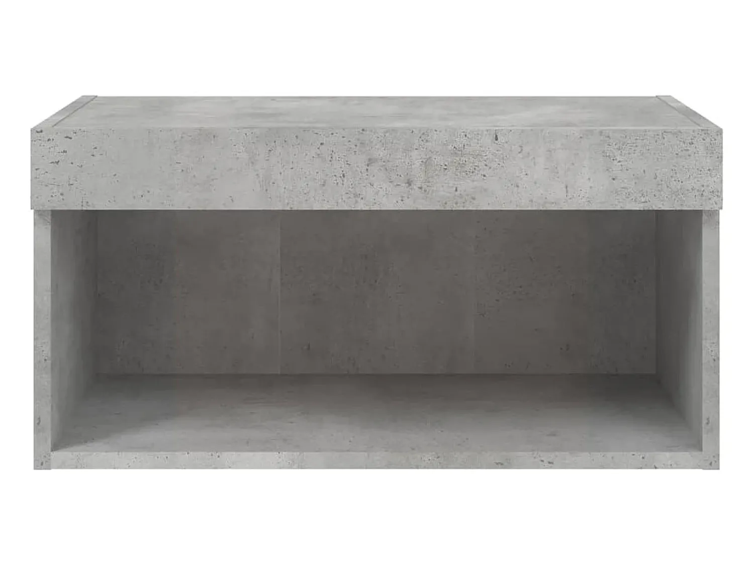 Móvel De Tv*Helloshop26 Suporte multimídia para TV prateleira para TV aparador móvel para TV para sala de jantar sala de estar quarto com luzes LED 60 x 30 x 30 cm cinza 02_0026606 Cinzento
