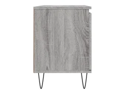 Móvel De Tv*Helloshop26 Suporte multimídia para TV prateleira para TV aparador para TV sala de jantar sala de estar quarto Sonoma 104 x 35 x 50 cm madeira industrializada cinza 02_0028374 Castanho