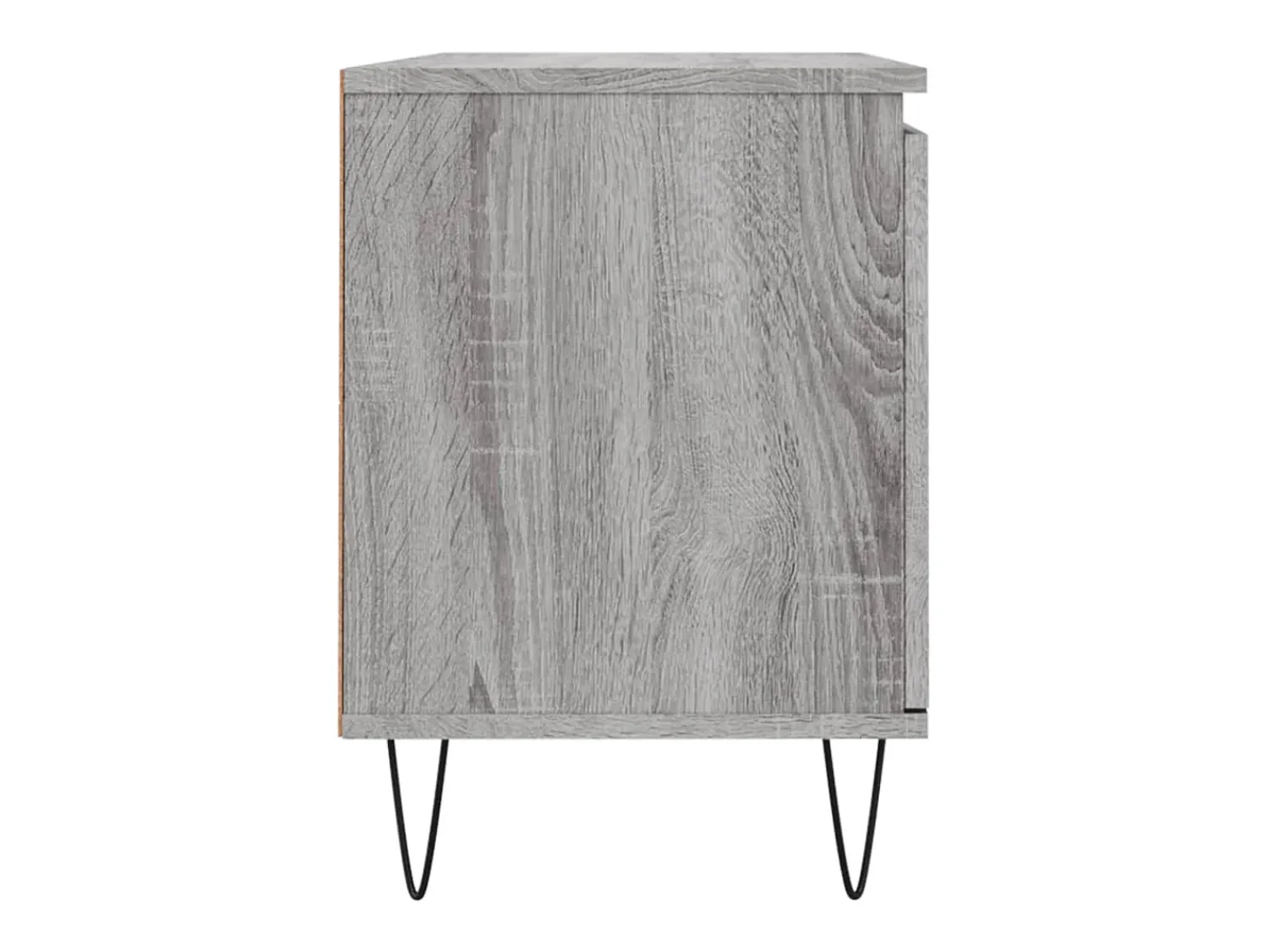 Móvel De Tv*Helloshop26 Suporte multimídia para TV prateleira para TV aparador para TV sala de jantar sala de estar quarto Sonoma 104 x 35 x 50 cm madeira industrializada cinza 02_0028374 Castanho