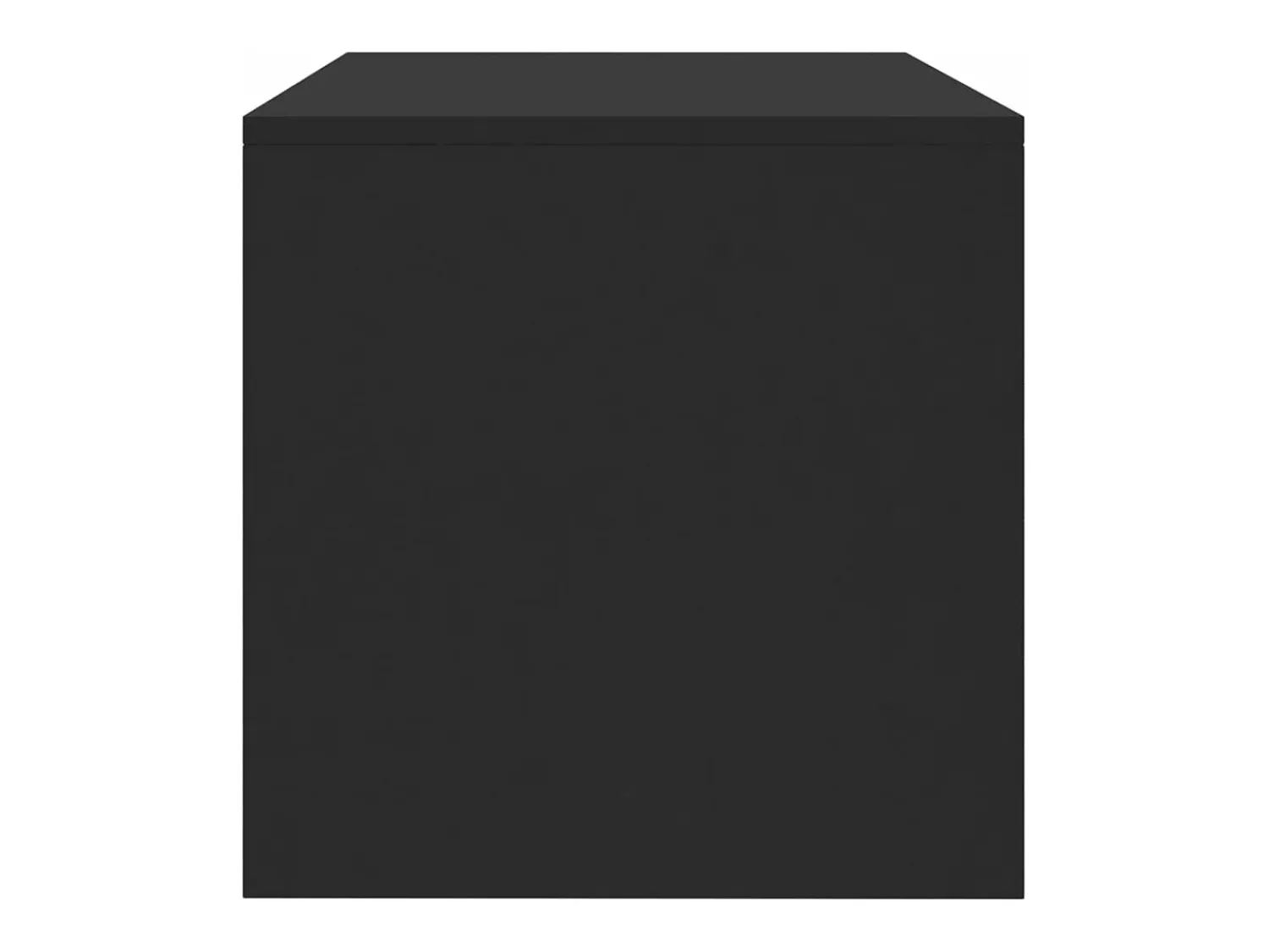 Móvel De Tv*Helloshop26 Suporte multimídia para TV prateleira para TV aparador para TV sala de jantar sala de estar quarto 120 x 40 x 40 cm madeira engenheirada preta 02_0025870 Preto