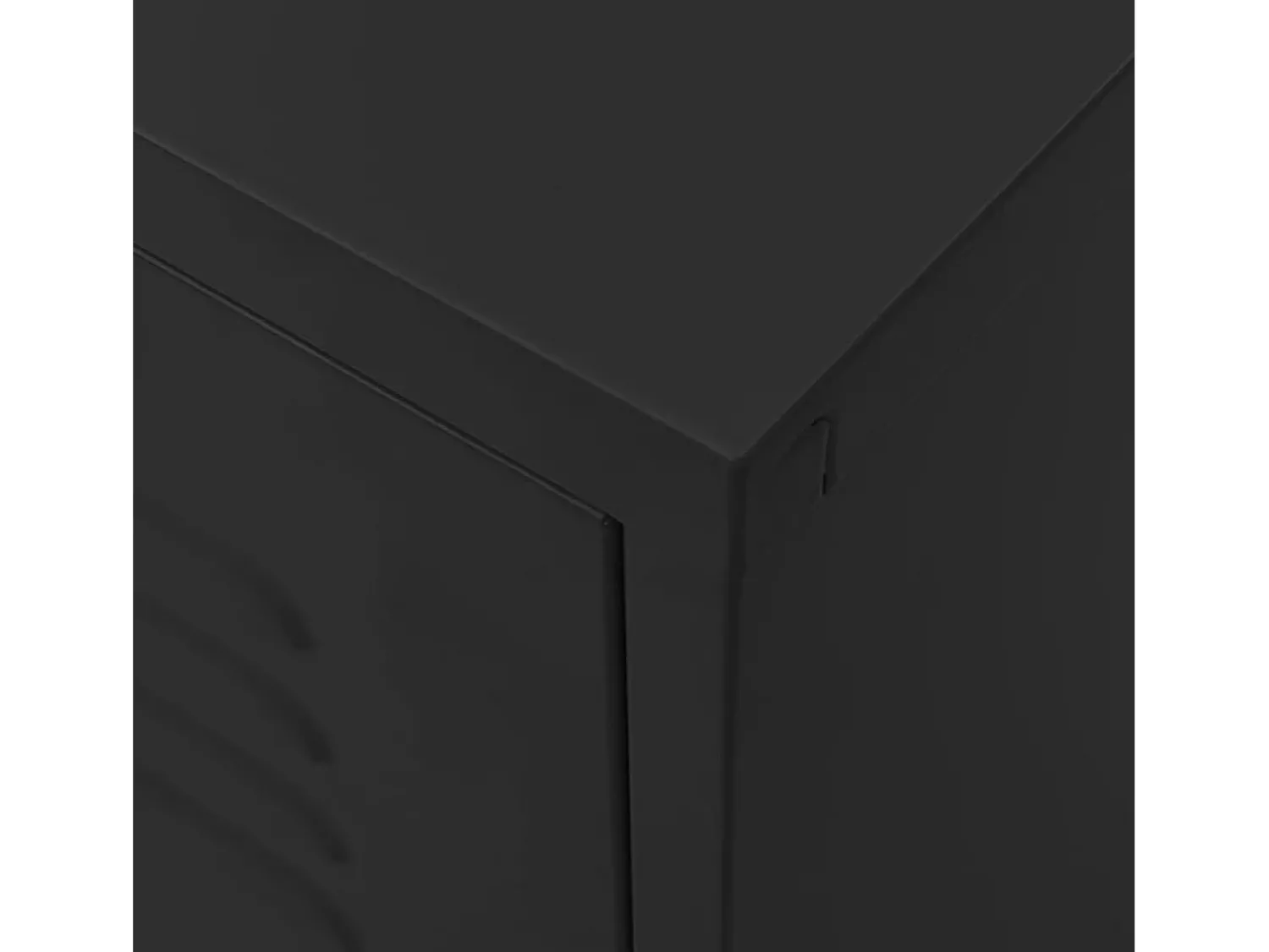 Móvel De Tv|Helloshop26 Suporte multimídia para TV prateleira para TV aparador para TV para sala de jantar sala de estar quarto 105 x 35 x 50 cm aço preto 02_0025688 Cinzento