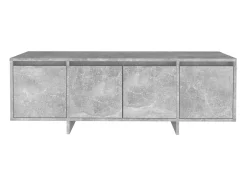 New Helloshop26 Suporte multimídia para TV prateleira para TV aparador para TV para sala de jantar sala de estar quarto 120 x 30 x 40,5 cm madeira industrializada cinza 02_0025839 Castanho