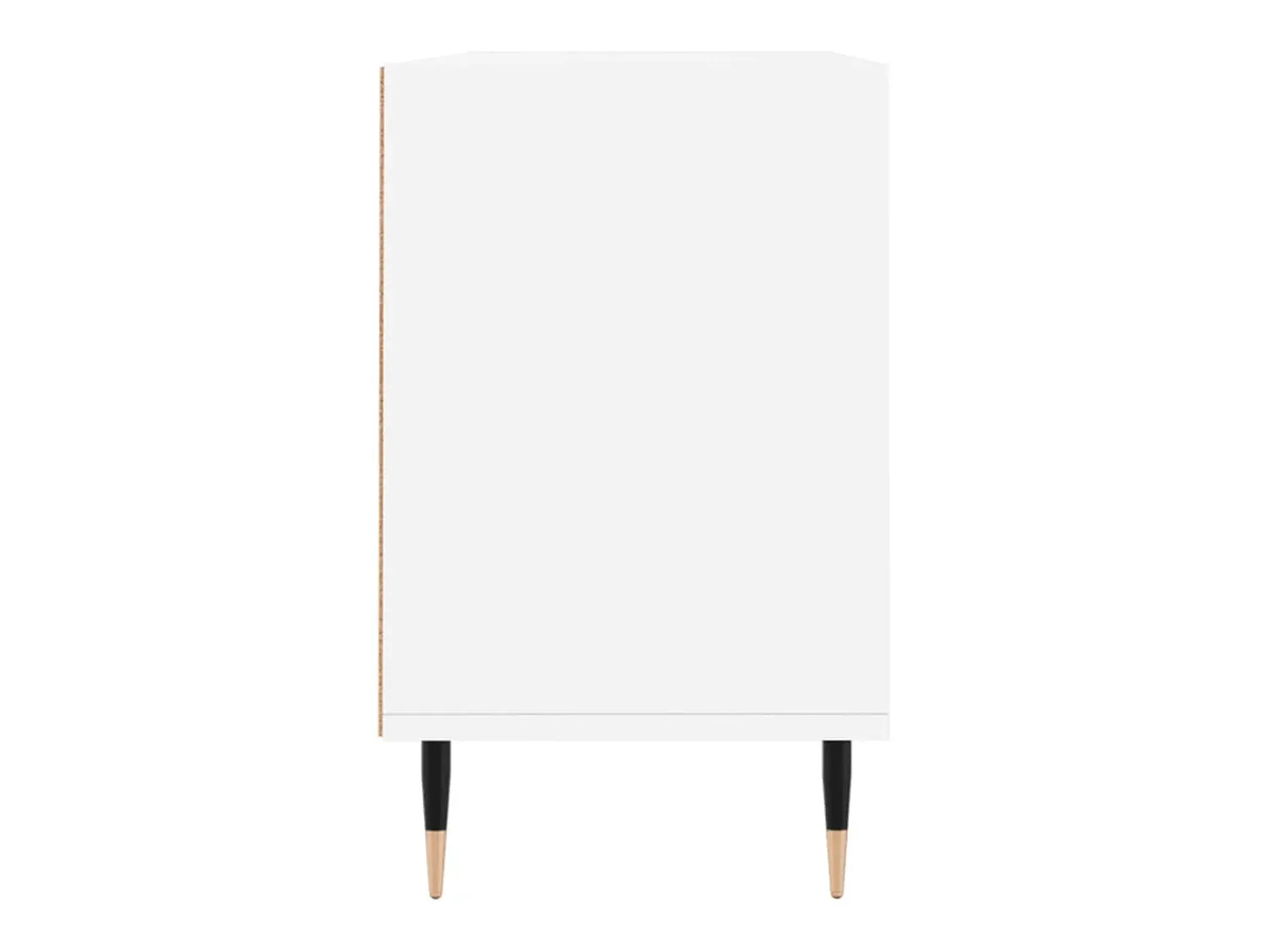 Móvel De Tv|Helloshop26 Suporte multimídia para TV prateleira para TV aparador armário para TV sala de jantar sala de estar quarto 103,5 x 30 x 50 cm madeira engenheirada branca 02_0025641 Branco