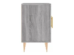 Móvel De Tv*Helloshop26 Suporte multimídia para TV prateleira para TV aparador para TV sala de jantar sala de estar quarto Sonoma 150 x 30 x 50 cm madeira industrializada cinza 02_0028402 Castanho