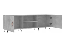 Sale Helloshop26 Suporte multimídia para TV prateleira para TV aparador para TV para sala de jantar sala de estar quarto 150 x 30 x 50 cm madeira industrializada cinza 02_0026001 Castanho