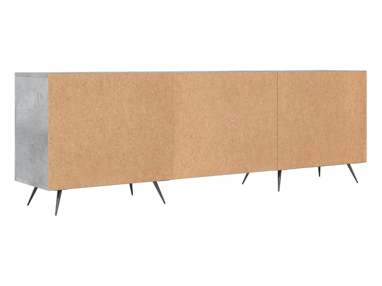 Sale Helloshop26 Suporte multimídia para TV prateleira para TV aparador para TV para sala de jantar sala de estar quarto 150 x 30 x 50 cm madeira industrializada cinza 02_0026001 Castanho
