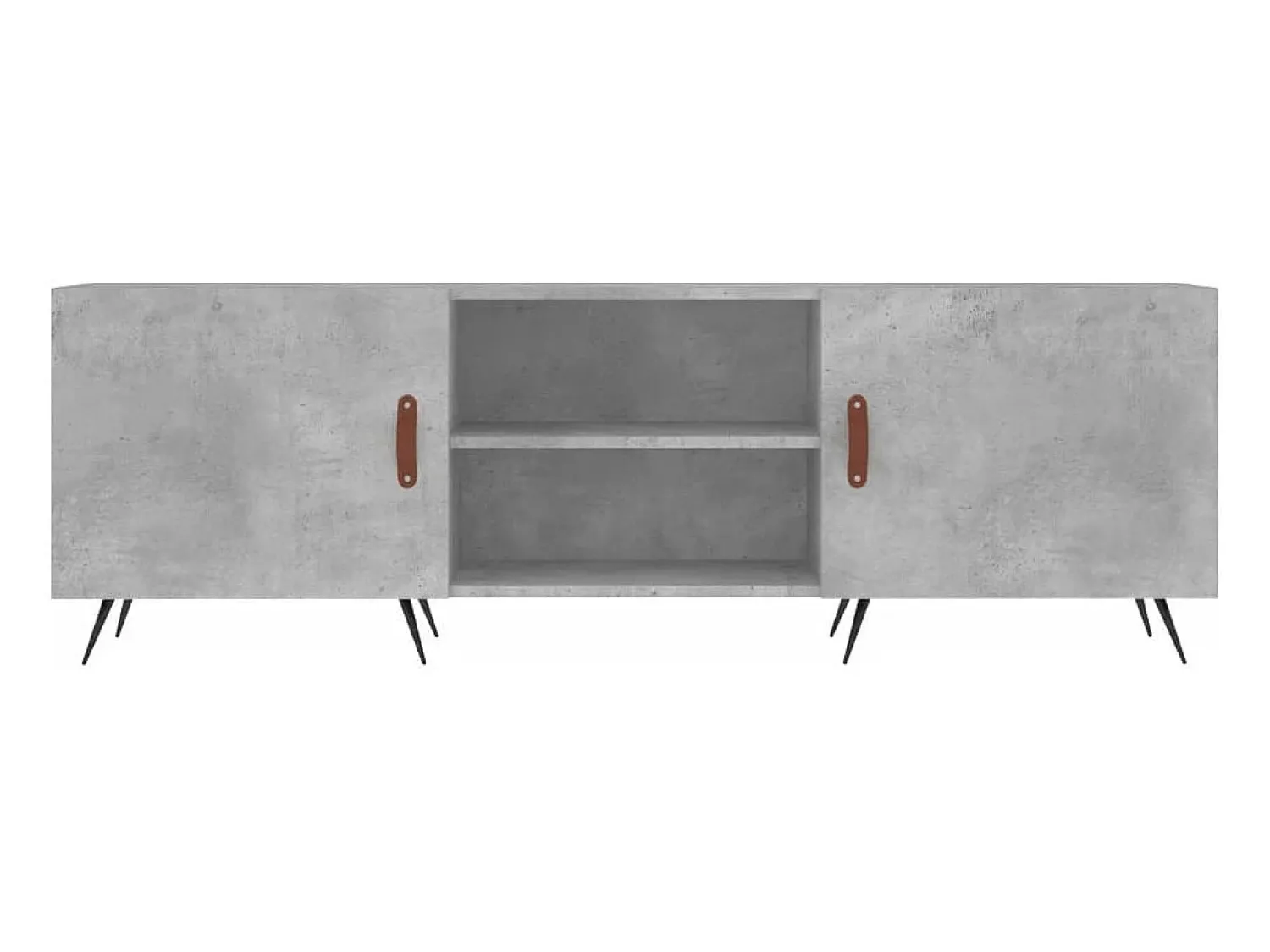 Sale Helloshop26 Suporte multimídia para TV prateleira para TV aparador para TV para sala de jantar sala de estar quarto 150 x 30 x 50 cm madeira industrializada cinza 02_0026001 Castanho