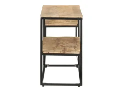 Móvel De Tv*Helloshop26 Suporte multimídia para TV prateleira para TV aparador para TV sala de jantar sala de estar quarto 180 x 30 x 50 cm madeira de mangueira marrom natural 02_0026089 Castanho