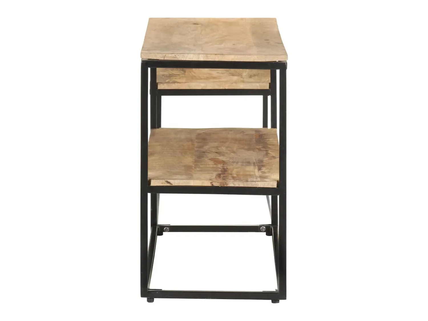 Móvel De Tv*Helloshop26 Suporte multimídia para TV prateleira para TV aparador para TV sala de jantar sala de estar quarto 180 x 30 x 50 cm madeira de mangueira marrom natural 02_0026089 Castanho