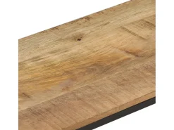 Móvel De Tv*Helloshop26 Suporte multimídia para TV prateleira para TV aparador para TV sala de jantar sala de estar quarto 180 x 30 x 50 cm madeira de mangueira marrom natural 02_0026089 Castanho
