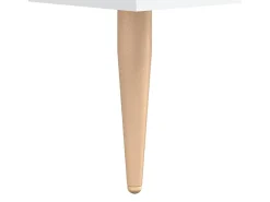 Helloshop26 Suporte multimídia para TV prateleira para TV aparador para TV sala de jantar sala de estar quarto 150 x 30 x 50 cm madeira engenheirada branca 02_0025992^ Móvel De Tv