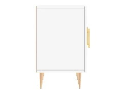 Helloshop26 Suporte multimídia para TV prateleira para TV aparador para TV sala de jantar sala de estar quarto 150 x 30 x 50 cm madeira engenheirada branca 02_0025992^ Móvel De Tv