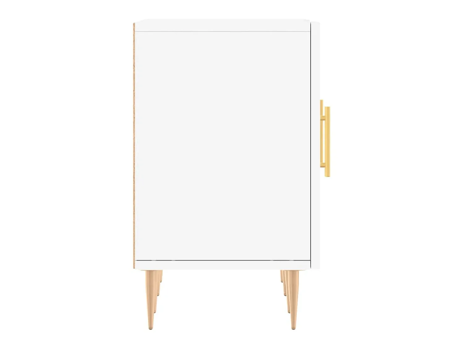 Helloshop26 Suporte multimídia para TV prateleira para TV aparador para TV sala de jantar sala de estar quarto 150 x 30 x 50 cm madeira engenheirada branca 02_0025992^ Móvel De Tv