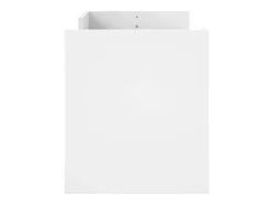 Móvel De Tv*Helloshop26 Suporte multimídia para TV prateleira para TV aparador para TV sala de jantar sala de estar quarto 100 x 35 x 40 cm madeira engenheirada branca 02_0025486 Branco