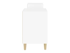 Online Helloshop26 Suporte multimídia para TV prateleira para TV aparador armário para TV sala de jantar sala de estar quarto 160 x 35 x 55 cm madeira engenheirada branca 02_0026059 Branco