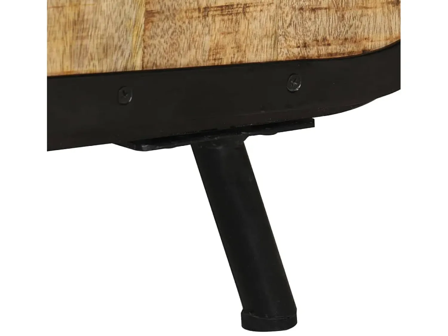 Móvel De Tv*Helloshop26 Suporte multimídia para TV prateleira para TV armário para TV sala de jantar sala de estar quarto 110 x 30 x 45 cm madeira de mangueira marrom natural 02_0025742 Castanho
