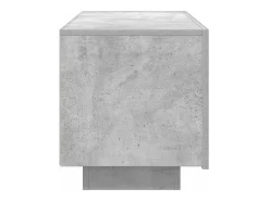 Móvel De Tv*Helloshop26 Suporte multimídia para TV prateleira para TV aparador para TV para sala de jantar sala de estar quarto 100 x 35 x 40 cm madeira industrializada cinza 02_0025490 Castanho