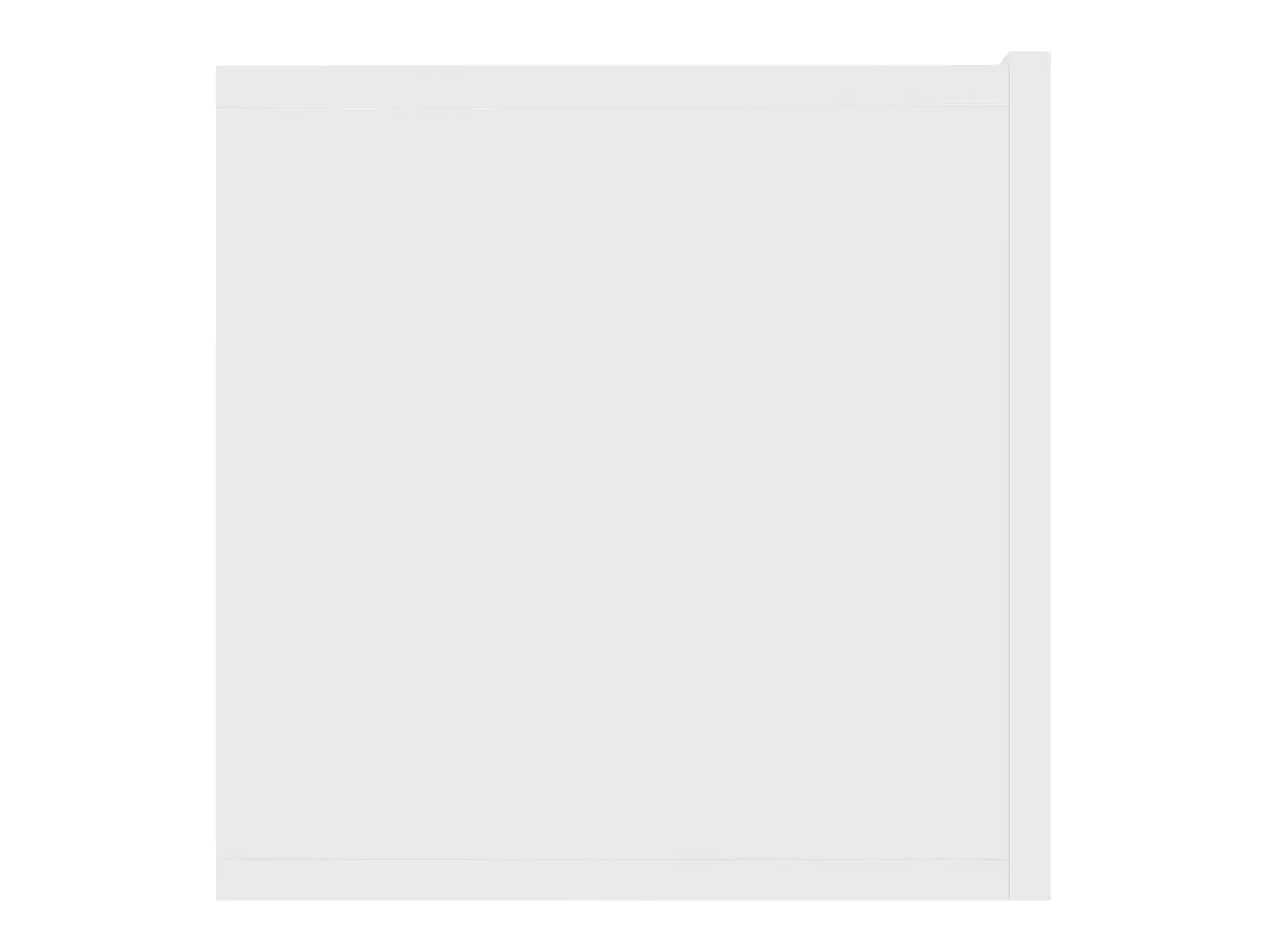 Móvel De Tv*Helloshop26 Suporte multimídia para TV prateleira para TV aparador armário para TV sala de jantar sala de estar quarto 120 x 30 x 30 cm madeira engenheirada branca 02_0025805 Branco