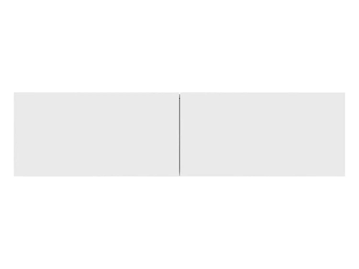 Móvel De Tv*Helloshop26 Suporte multimídia para TV prateleira para TV aparador armário para TV sala de jantar sala de estar quarto 120 x 30 x 30 cm madeira engenheirada branca 02_0025805 Branco