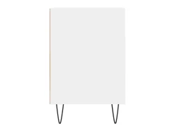Móvel De Tv*Helloshop26 Suporte multimídia para TV prateleira para TV aparador para TV sala de jantar sala de estar quarto 100 x 35 x 55 cm madeira engenheirada branca 02_0025508 Branco