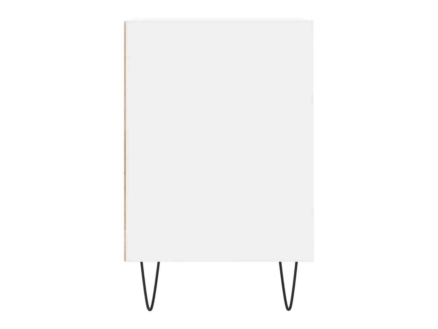 Móvel De Tv*Helloshop26 Suporte multimídia para TV prateleira para TV aparador para TV sala de jantar sala de estar quarto 100 x 35 x 55 cm madeira engenheirada branca 02_0025508 Branco