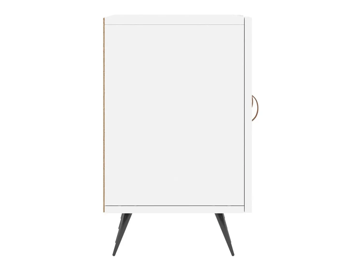 Helloshop26 Suporte multimídia para TV prateleira para TV aparador armário para TV sala de jantar sala de estar quarto 150 x 30 x 50 cm madeira engenheirada branca 02_0025988 Branco