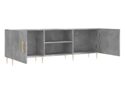 Helloshop26 Suporte multimídia para TV prateleira para TV aparador armário para TV sala de jantar sala de estar quarto 150 x 30 x 50 cm madeira industrializada cinza 02_0025997^ Móvel De Tv