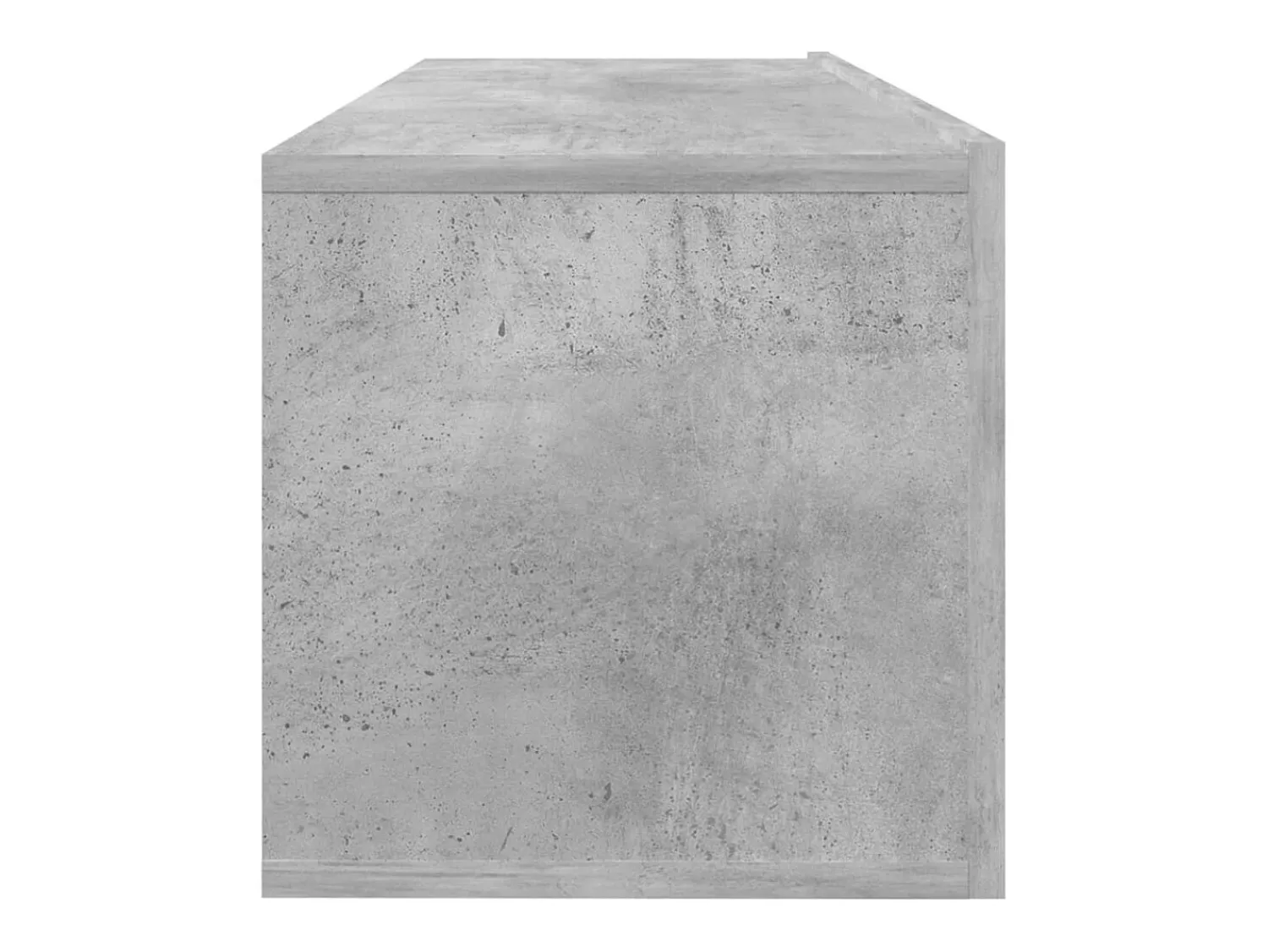 Móvel De Tv|Helloshop26 Suporte multimídia para TV prateleira para TV aparador para TV sala de jantar sala de estar quarto 100 x 30 x 30 cm madeira industrializada cinza 02_0025433 Castanho