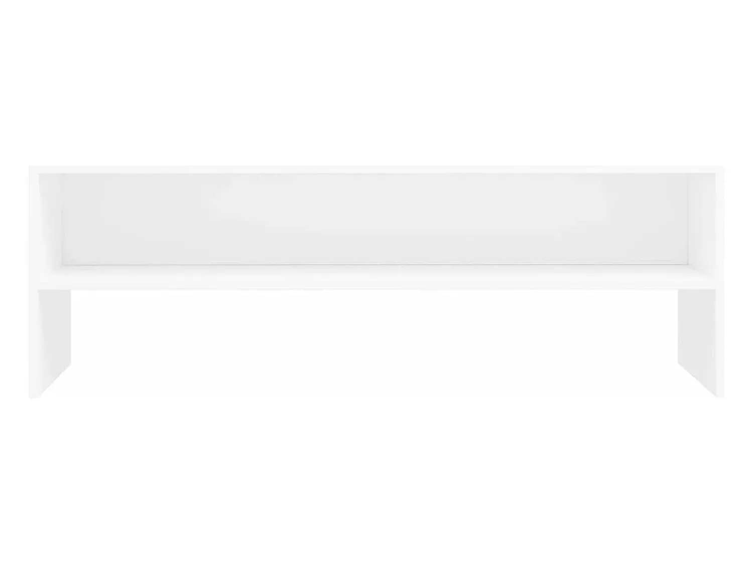 Móvel De Tv|Helloshop26 Suporte multimídia para TV prateleira para TV aparador armário para TV sala de jantar sala de estar quarto 120 x 40 x 40 cm madeira engenheirada branca 02_0025868 Branco