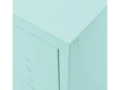 Móvel De Tv|Helloshop26 Suporte multimídia para TV prateleira para TV armário para TV sala de jantar sala de estar quarto verde menta 105 x 35 x 50 cm aço verde 02_0027689 Cinzento