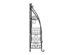 Prateleira| Suporte para flores 56x30x96 cm aço PT765212 Preto