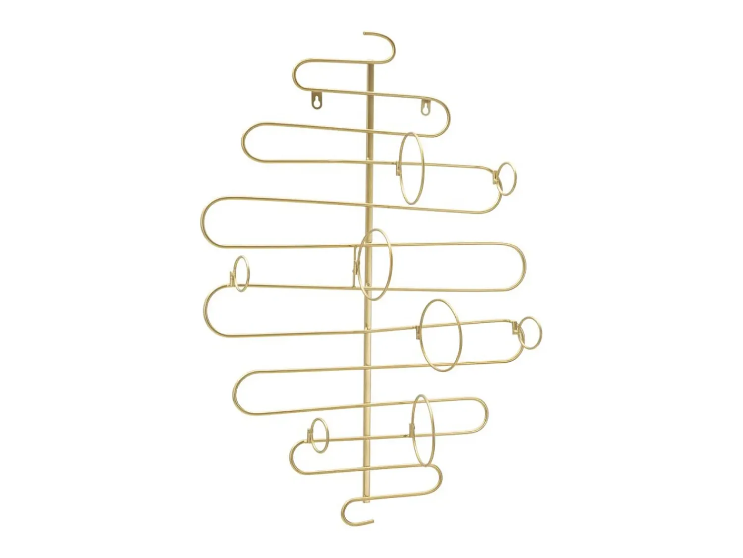Acessórios De Arrumação|Acessório Vinho E Bar| Suporte para Garrafas VKH326, Ouro, 53x13x72 cm, Kendra Home Dourado
