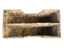 Clearance Suporte para Jornais 40x34x20 cm Natural em Capim Marinho Castanho