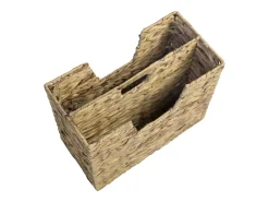 Clearance Suporte para Jornais 40x34x20 cm Natural em Capim Marinho Castanho