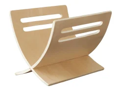 Suporte para jornais 30x29x36 cm natural^ Acessórios De Arrumação