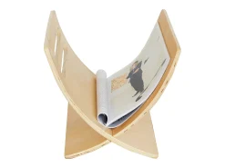 Suporte para jornais 30x29x36 cm natural^ Acessórios De Arrumação