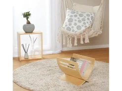Suporte para jornais 30x29x36 cm natural^ Acessórios De Arrumação